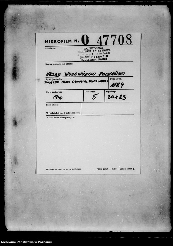 Obraz 2 z jednostki "/Związek Pracy Obywatelskiej Kobiet/"