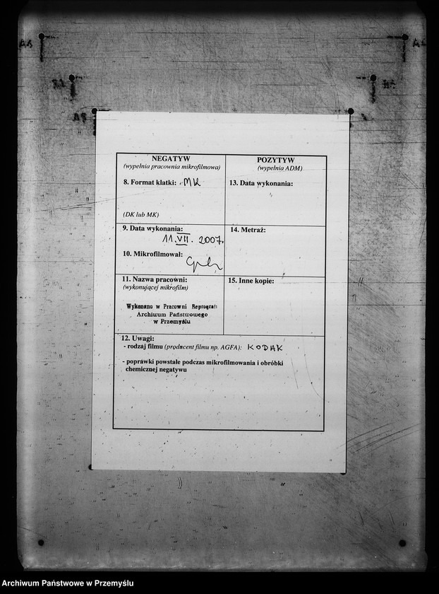 Obraz 3 z jednostki "[Kopie ksiąg metrykalnych parafii Manasterzec z filiami Mosty, Terszaków (dekanat Komarno)]"