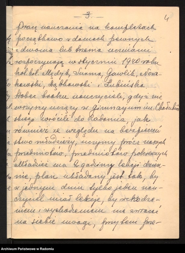 Obraz 8 z kolekcji "Tajne nauczanie w Radomiu w czasie II wojny światowej111"