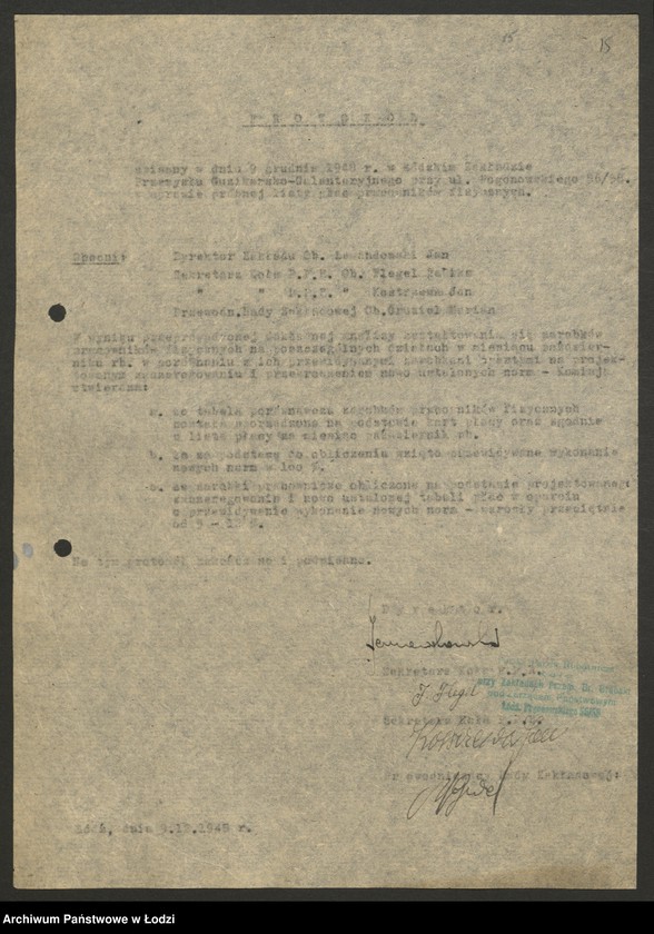 Obraz 16 z jednostki "Reforma płac; protokoły z zebrań zakładowych"