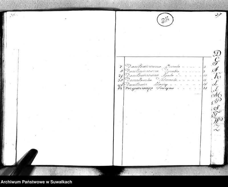Obraz 19 z jednostki "Akta śmierci gminy wigierskiey od 1-go stycznia 1818 do dnia ostatniego grudnia tegoż roku 1818"