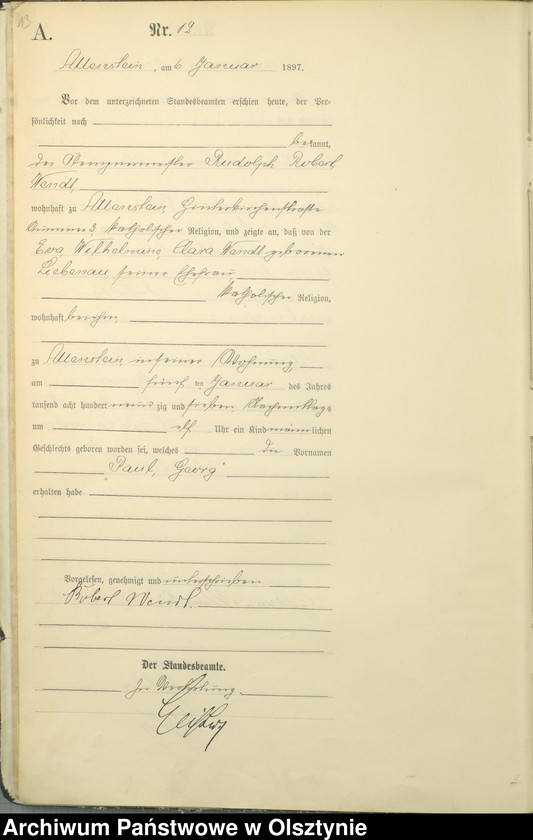 image.from.unit.number "Geburts-Haupt-Register Tom I,Nr 1 - 399"