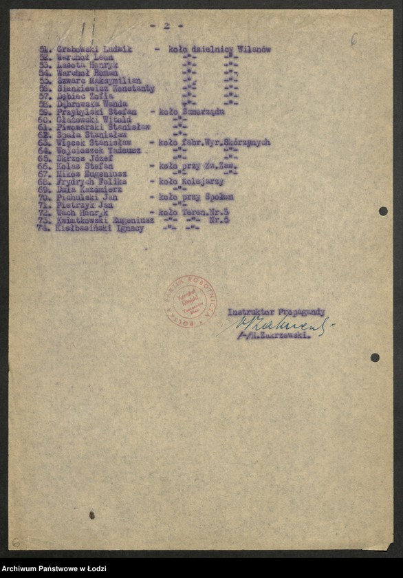 Obraz 7 z jednostki "Wykazy uczestników kursów korespondencyjnych [i dokształcających]"