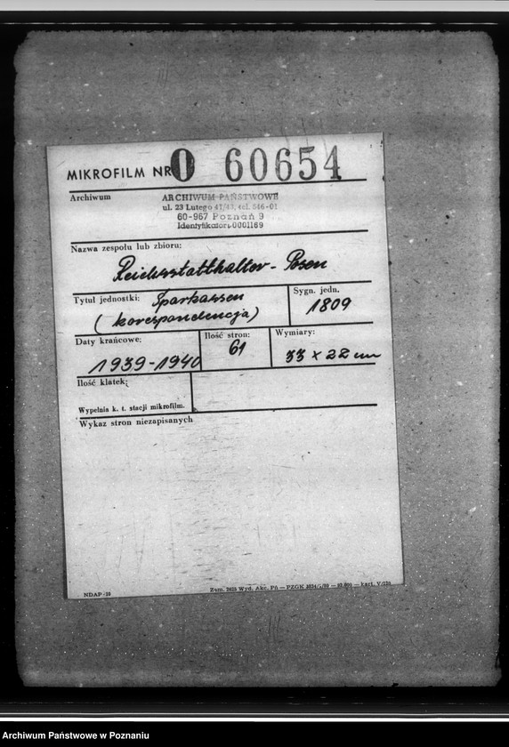 Obraz 2 z jednostki "Sparkassen - korespondencja"