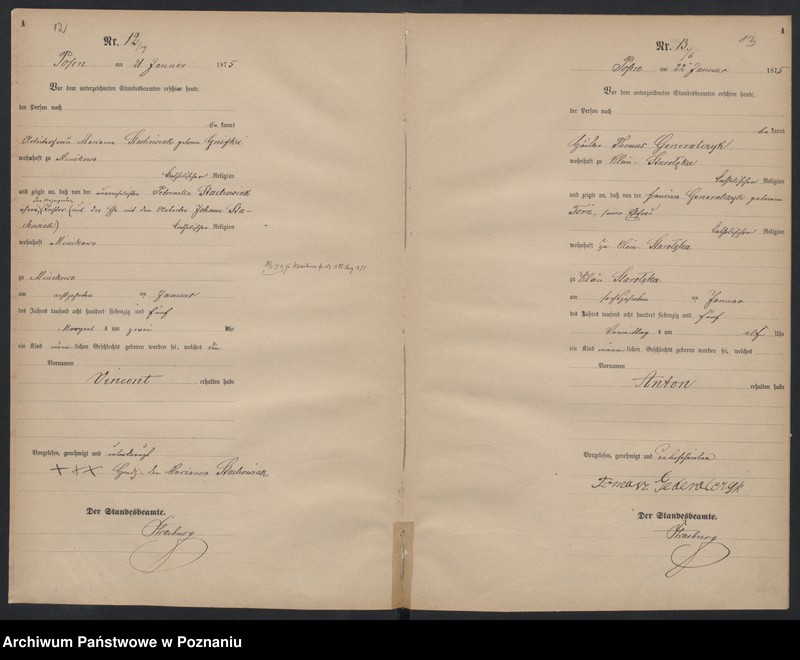 Obraz 10 z jednostki "Księga urodzeń"