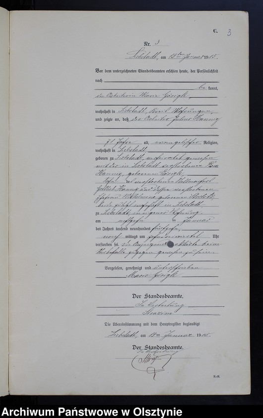 image.from.unit.number "Sterbe-Neben-Register Nr 1 - 47"