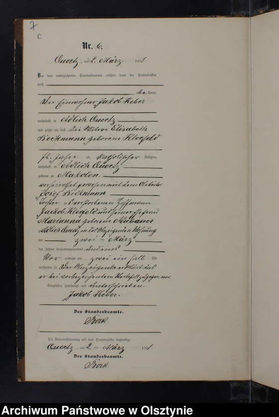 image.from.unit.number "Sterbe-Neben-Register Nr 1 - 17"