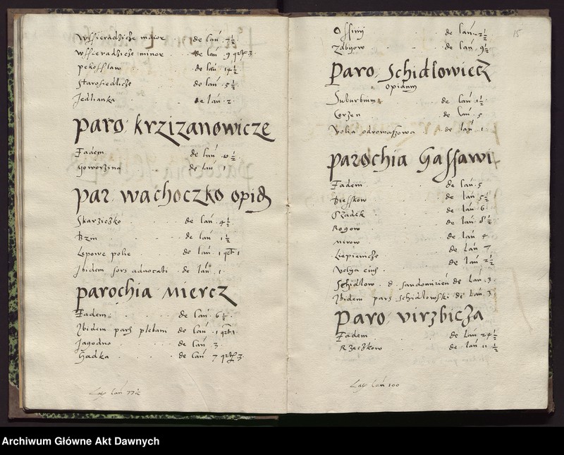 image.from.unit.number "Regestrum exactionum publicarum Radomiensis, Opocznensis et Chanczinensis districtuum --."