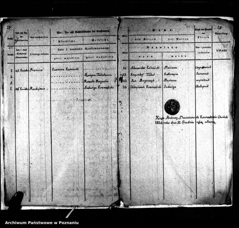 Obraz 18 z jednostki "Duplikat natorum, copulatorum, mortuorum"