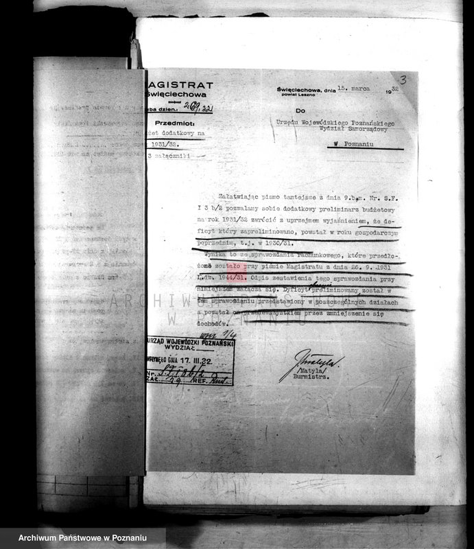 Obraz 7 z jednostki "Budżety i sprawy rachunkowe miasta Święciechowa"