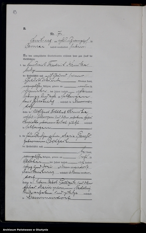 image.from.unit.number "Heiraths-Haupt-Register Nr 1 -58"