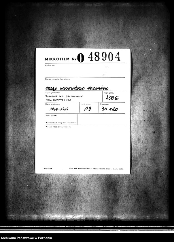 image.from.unit.number "Scalanie wsi Grzymiszew powiatu konińskiego"