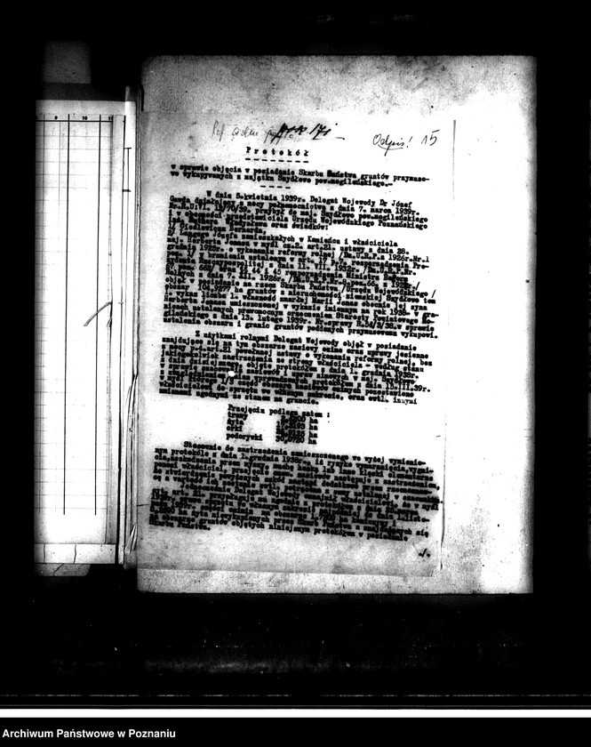 Obraz 19 z jednostki "Administracja przejściowa majątku Szydłowo powiatu mogileńskiego"