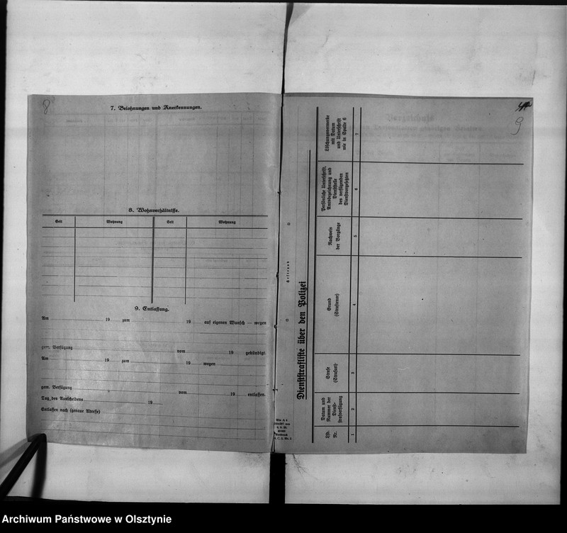 image.from.unit.number "Personal-Akten Richard Jacob Friedrich August Rump Pol. Major"