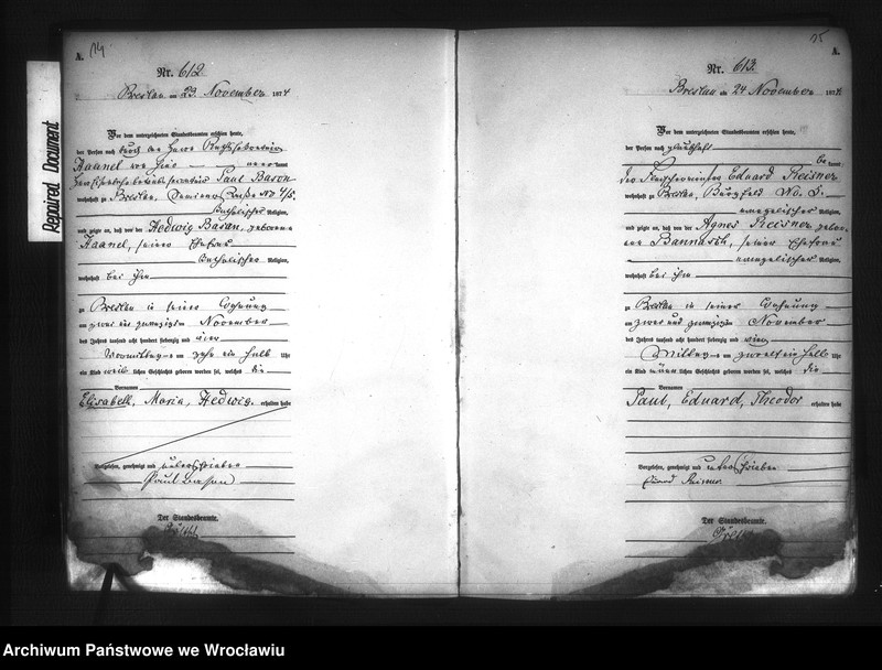 image.from.unit.number "Geburts-Haupt-Register Breslau I 1874 Band 2"