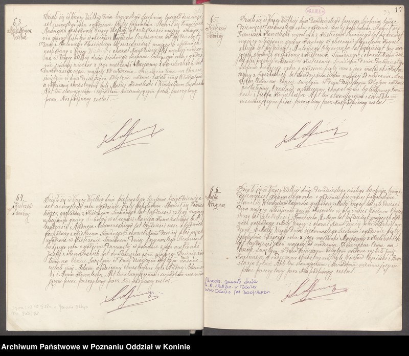 Obraz 19 z jednostki "Księga akt urodzeń, małżeństw, zgonów za 1916 rok"