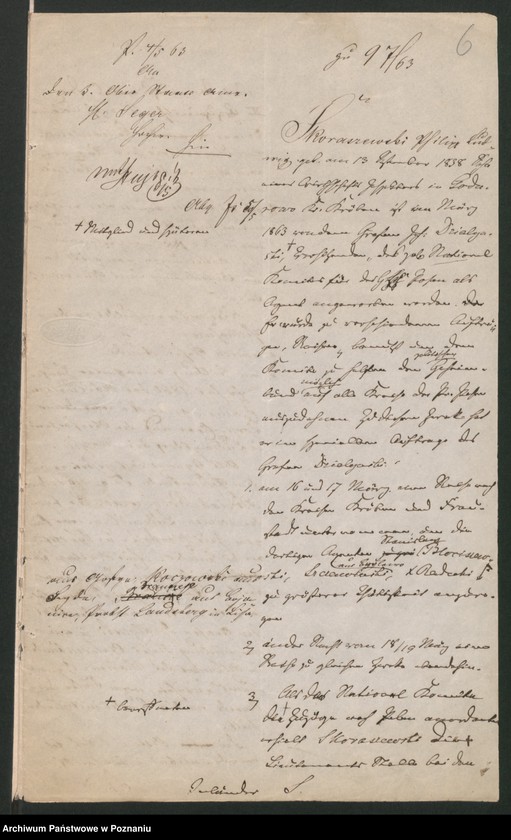 Obraz 11 z jednostki "A. betr. die Familie von Skoraszewski"