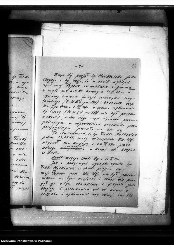 Obraz 17 z jednostki "Franciszka Maćkowiaka c/a Skarb Państwa odprawa z art. 44 Pępowo powiatu gostyńskiego"