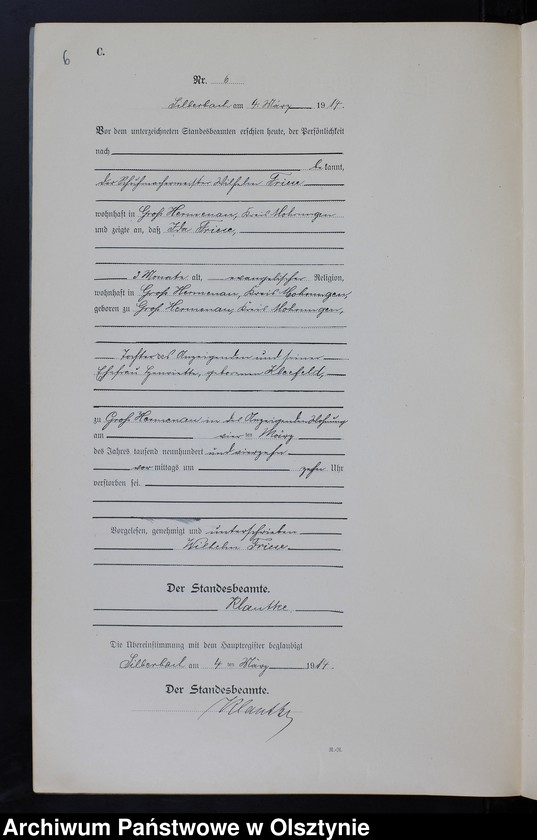 image.from.unit.number "Sterbe-Neben-Register Nr 1 - 39"