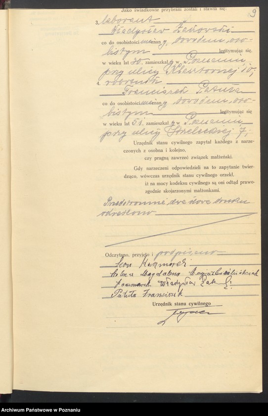 Obraz 11 z jednostki "Księga miejscowa małżeństw tom IV [Rejestr główny małżeństw]"