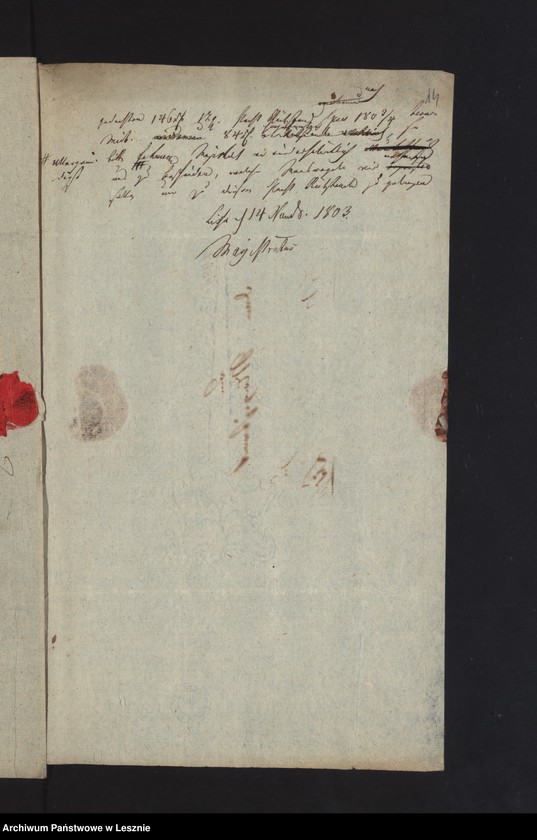 image.from.unit.number "[Die Sachen des Magistrats zu Lissa wider den Pächter zu Pilz-Vorwerk, Justitiarius Opitz, wegen röckständiger Pacht]"