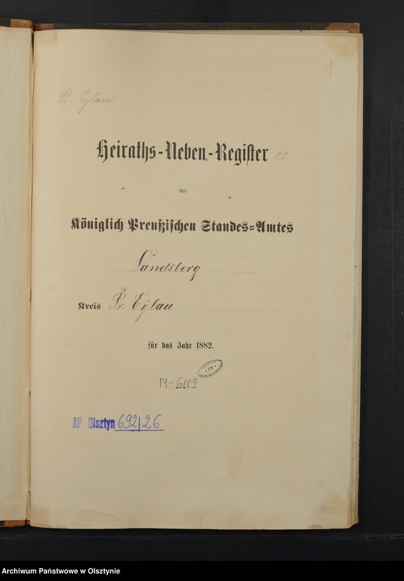 image.from.unit.number "Heiraths-Neben-Register Nr 1 - 21"