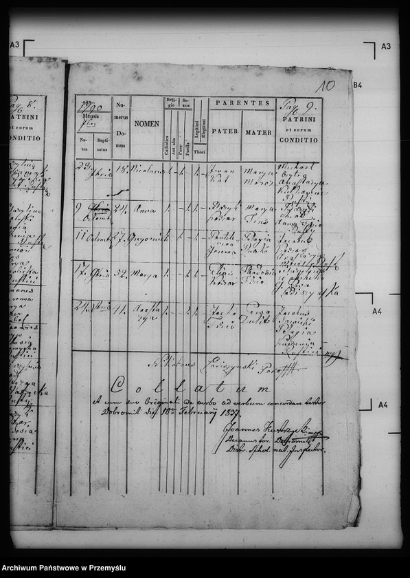 image.from.unit.number "[Kopie ksiąg metrykalnych parafii Posada Rybotycka z filią Borysławka (dekanat Dobromil)]"