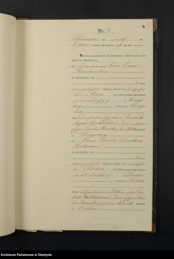 image.from.unit.number "Heiraths-Neben-Register Nr 1 - 9"