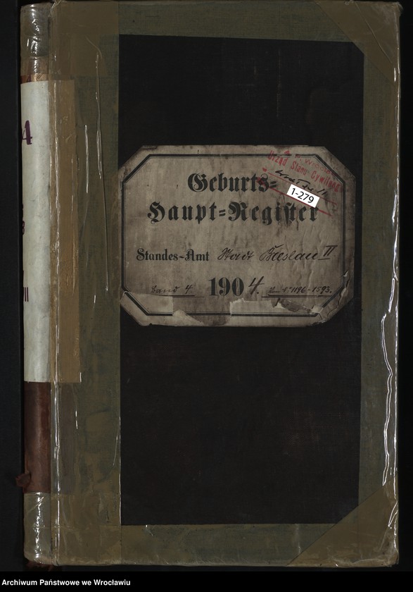 image.from.unit.number "Geburts-Haupt-Register Breslau II 1904 Band 4"