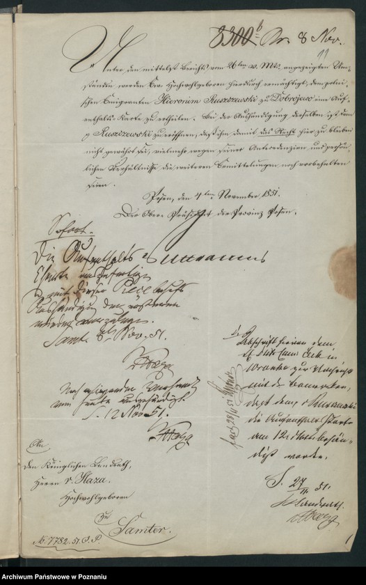 Obraz 17 z jednostki "A. betr. Hieronimus von Ruszczewski alias Zakrzewski"