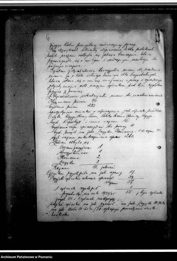 Obraz 10 z jednostki "Korespondencja Związku- Koło w Środzie dotycząca ewidencji członków, zaproszenia, komunikaty zawiadamiające o zebraniach, poświadczenia o przynależności. Karty przedstawionych do odznaczeń"