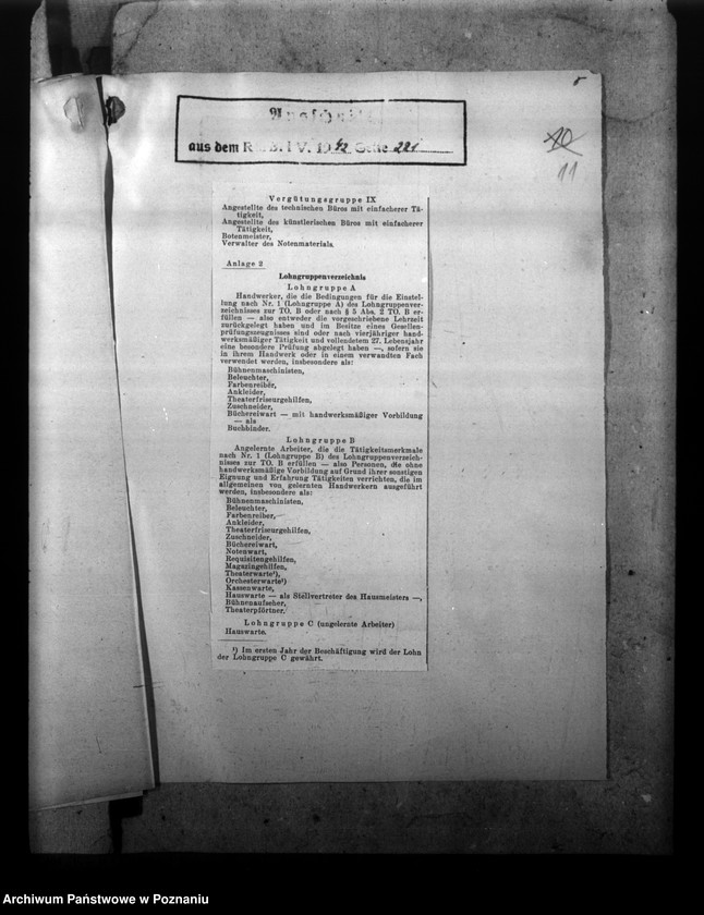 Obraz 15 z jednostki "Besoldungsbestimmungen. Schmutzanlagen. Beschäftigung von Polen."