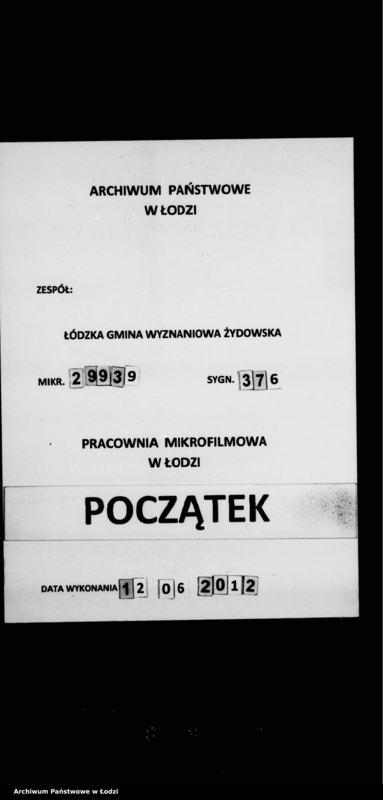 Obraz 1 z jednostki "Urząd Stanu Cywilnego"