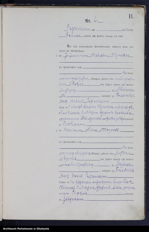 image.from.unit.number "Heiraths-Haupt-Register Nr 1 - 22"