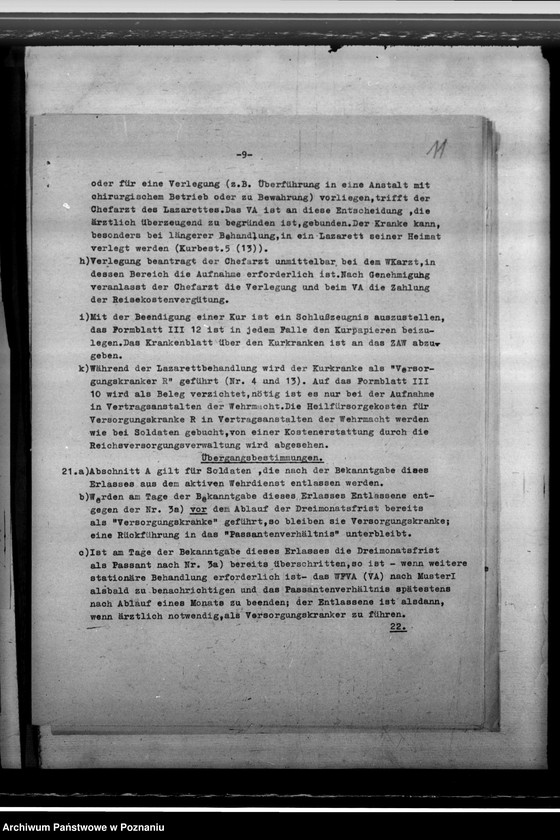 Obraz 15 z jednostki "Leczenie żołnierzy chorych na gruźlicę po ich zwolnieniu ze szpitala"