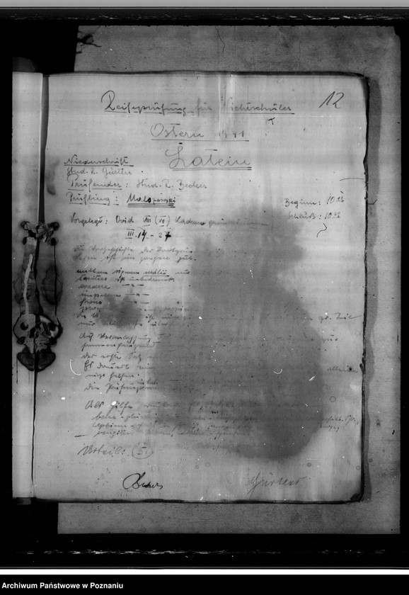 Obraz 16 z jednostki "Reifeprüfungen"