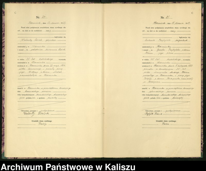 Obraz 13 z jednostki "[Księga zgonów]"