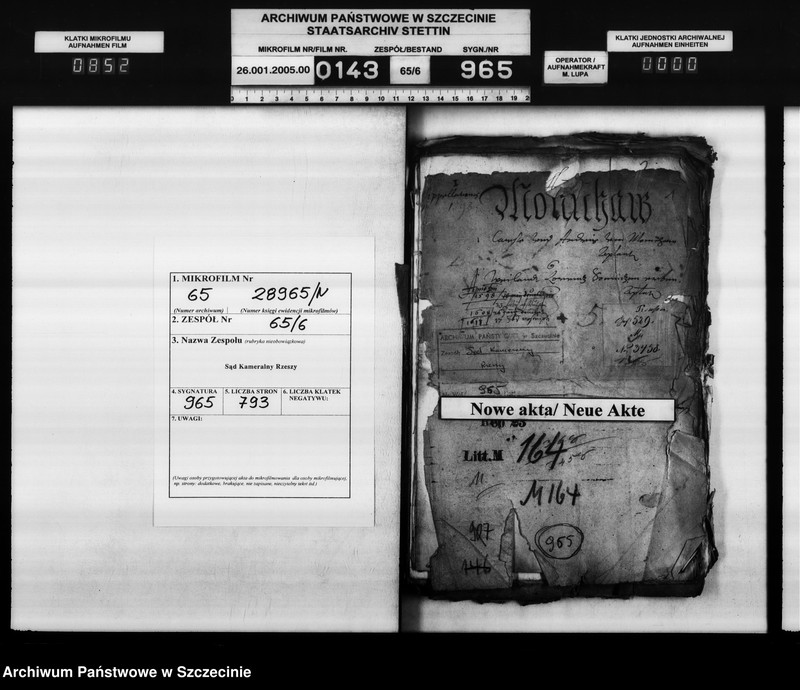 Obraz 1 z jednostki "Die Brüder Karsten und Andreas v. Münchow zu Marsin und Karzenburg / die Erben des Lorenz v. Somnitz zu Bewersdorf: Darlehnsschuld."