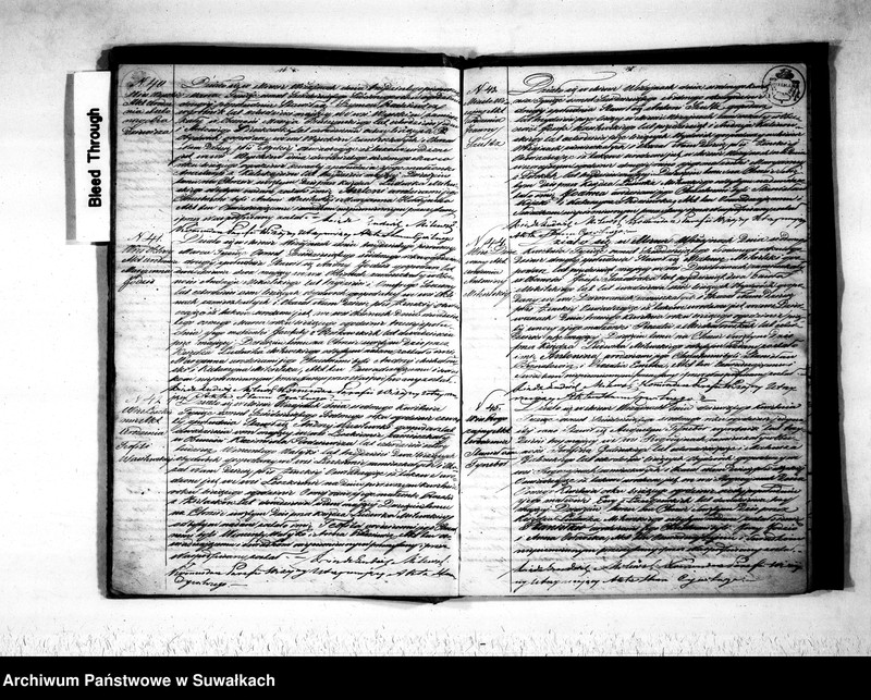 Obraz 11 z jednostki "[Duplikat akt urodzonych, zaślubionych i zmarłych]"