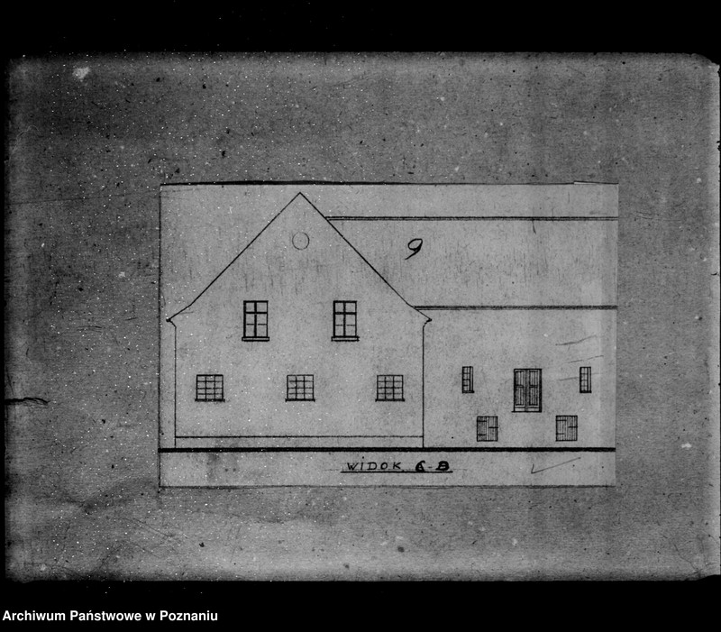 Obraz 15 z jednostki "Rysunek na rozbudowę gorzelni rolniczej w dobrach rycerskich O. Hantelmanna w Rokietnicy powiat poznański"