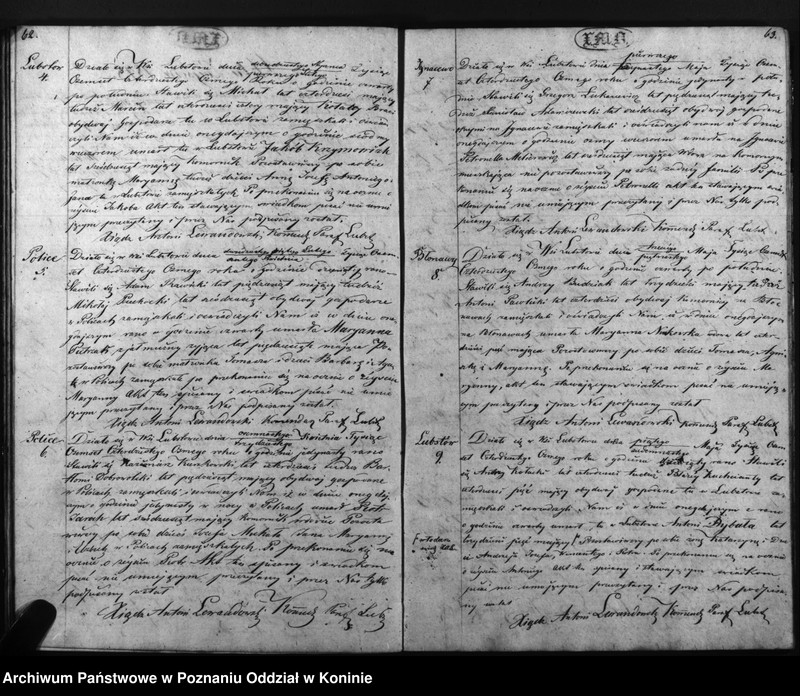 Obraz 18 z jednostki "Duplikat urodzonych, zaślubionych, zmarłych"