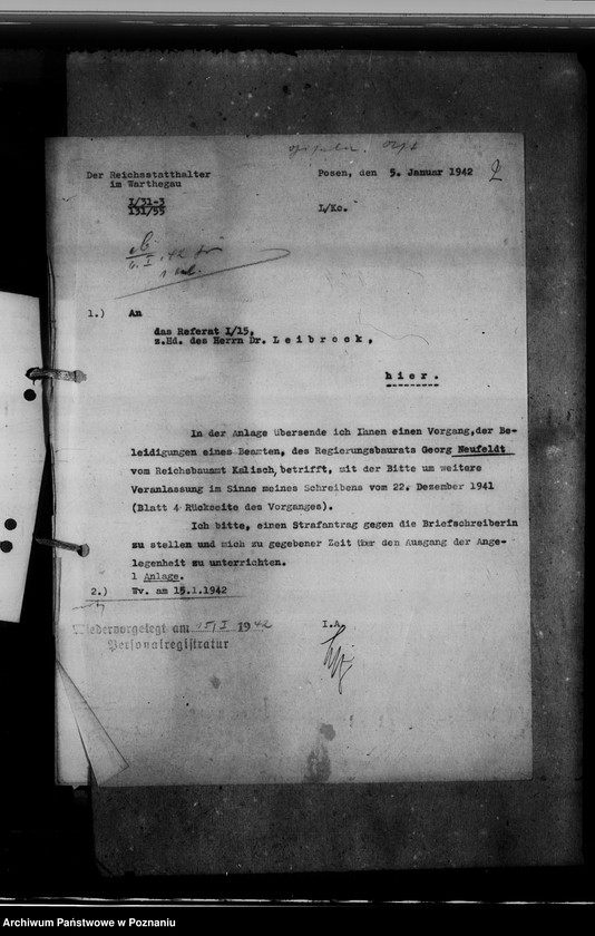 Obraz 6 z jednostki "Dienststrafgericht und Strafanträge gegen Angestellte"