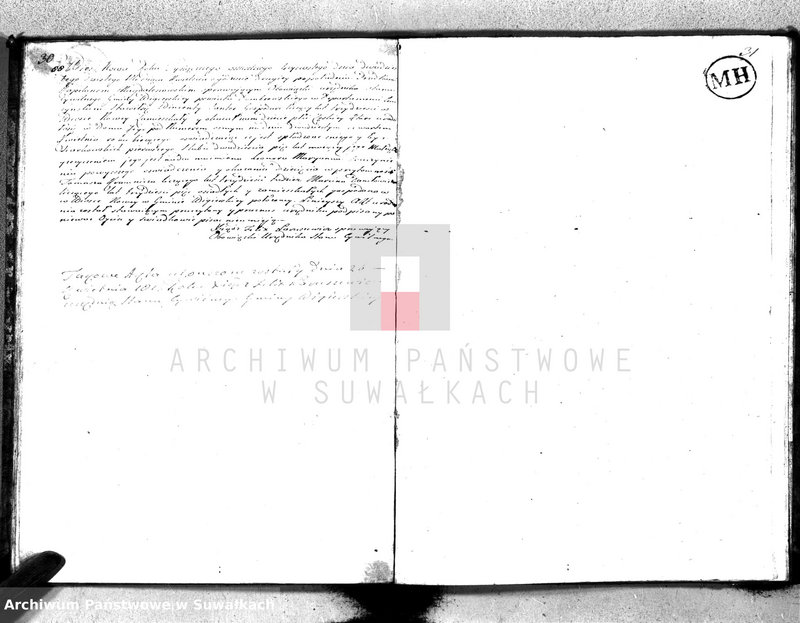 image.from.unit.number "Akta urodzin gminy wigierskiey od 1-go maja 1813 do dnia ostatniego kwietnia 1814 roku"