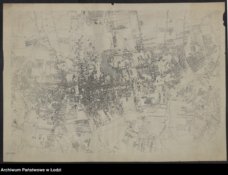 Obraz 1 z jednostki "Plan m. Łodzi z zabudową"