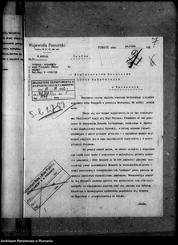 Obraz 11 z jednostki "Majątki prywatne [sprzedaż majątku "Przyjaźń" - Reinfelde na Pomorzu]"