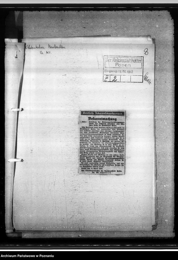 Obraz 12 z jednostki "Reichseigene Wohngebäude. Möbel in reichseigenen Wohnungen. Generalia"