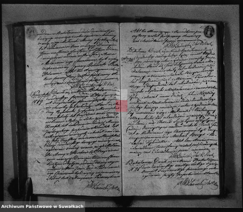 image.from.unit.number "Księga Duplikat zamykająca w sobie Akta Urodzonych Zaślubionych i Zejscia z Roku 1831"