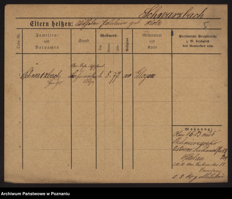 Obraz 14 z jednostki "Szwarcbach - Szwenk"