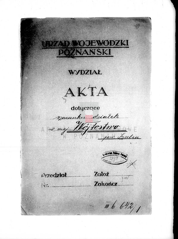 Obraz 4 z jednostki "/Szacunek działek z majątku Wójtostwo powiatu szubińskiego/"