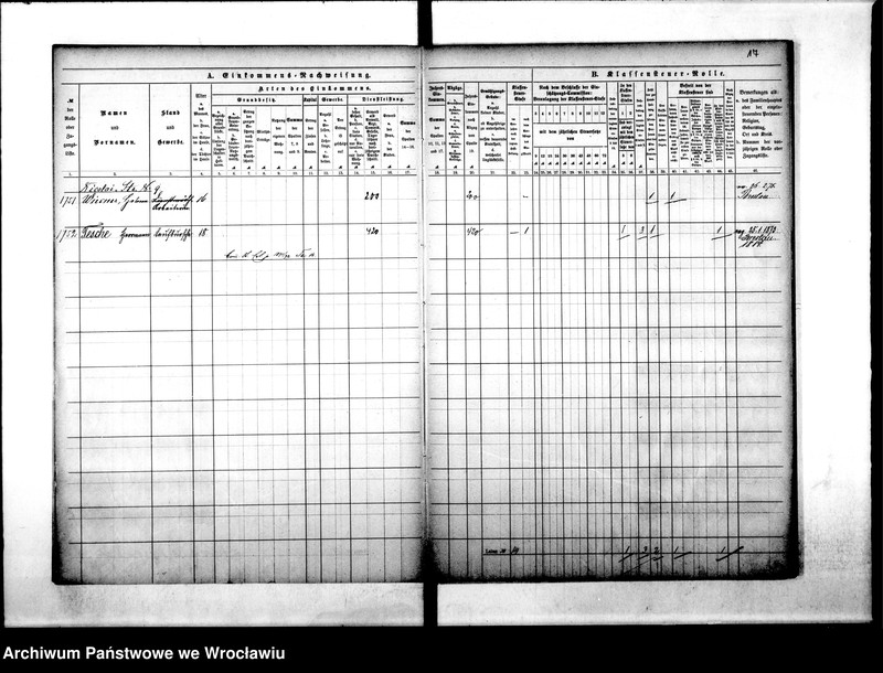 image.from.unit.number "Klassensteuerolle nebst Einkommens Nachweisung"
